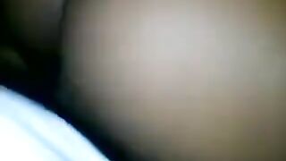 A cute girl showed her tight pussy in black underwear, teasingly rubbing it