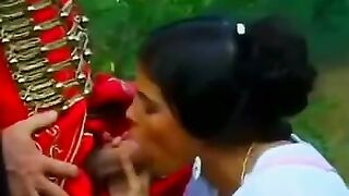 The rich nobleman's wife and daughter got fucked outdoors