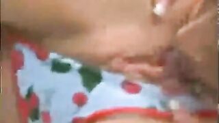 Hard lesbian sex with a mature beauty using toys for pleasure