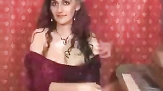A close up shot of a hairy pussy during masturbation