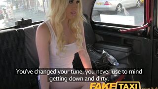 Blonde paid for her trip in a very personal way yesterday