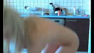 Young beauty masturbates with a guy in video chat