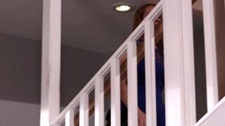 A cute girl fucked by her girlfriend with a strapon in a passionate scene