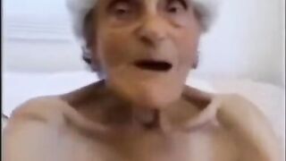 A shocking video of a grandmother getting fucked and finishing too