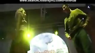 A man fucked a girl at the porn show in the club
