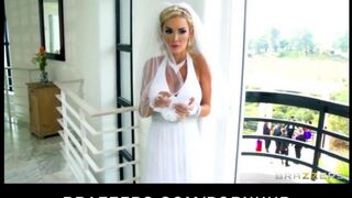 The bride had to fuck a witness right after painting