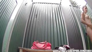 A hidden camera was secretly filming in the shower area