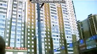 A blonde is meeting a guy she ordered and he fucked her