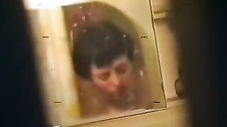 A drunken woman was having a bath and got intimate with a soldier
