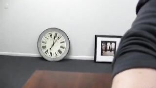 Girl with cancer at porn casting, she is desperate for sex