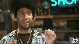 The man is fucking all of the bitches with big tits every day