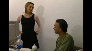An old man fucked his younger sister, who had no experience