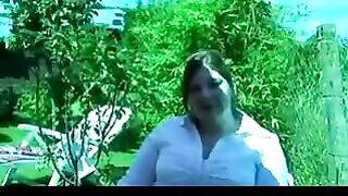 Casting for a fat girl turned to the other side of dick