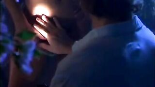 Sex in foggy evening with a passionate brunette