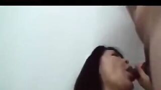 Fingered Japanese mature man and his hairy Asian hole