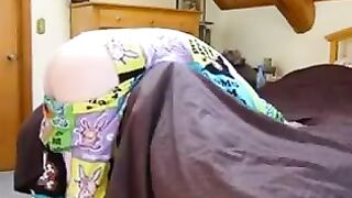 A girl with ties to her brother is showcasing BDSM skills in this video