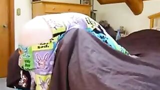 A girl with ties to her brother is showcasing BDSM skills in this video