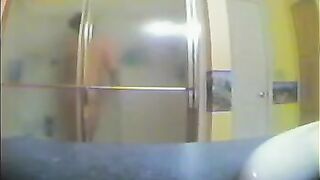 A sister has no idea that there’s a hidden camera in the shower