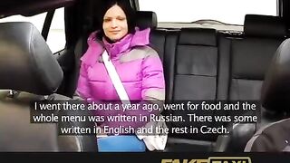 A hot girl slept with her taxi driver in his car at work