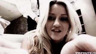 Busty blonde beauty gets her tight asshole gapped in HD