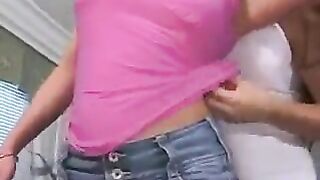 Babe Cooney got her pussy pierced and licked it with a lesbian