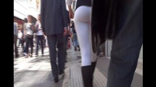 The camera follows the juicy ass of an Argentine beauty in a steamy scene
