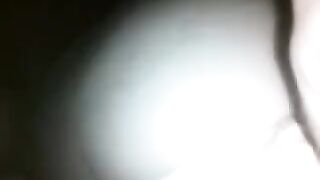 At night, the girl was more open to intimate encounters on camera