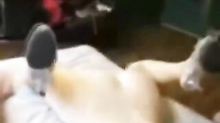 Girl was caught and pulled into the back room