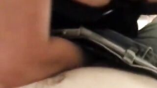 A hot wife in sexy underwear is begging for her husband's cock