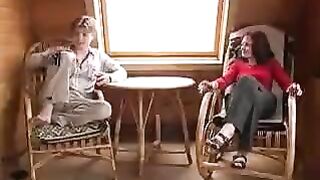 A young guy fucked his older sister in the countryside in this hot vid