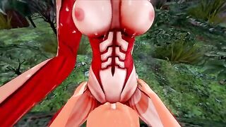Attack on Titan Halloween special with sex and Annie in a whole new role