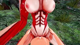 Attack on Titan Halloween special with sex and Annie in a whole new role
