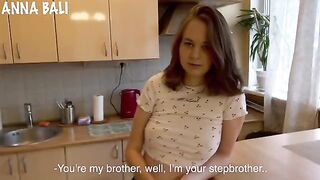 A young guy saw his stepsister taking intimate photos, so he got involved