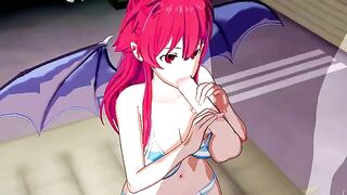The succubus from the anime wants to get a lot of semen - Itadaki! Seieki - Mari Setogaya Hentai