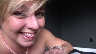 An experienced woman shows the way in this steamy scene