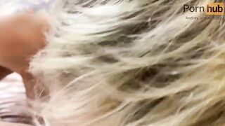 A woman fucked in her ass with a dirty mouth, filmed on her phone
