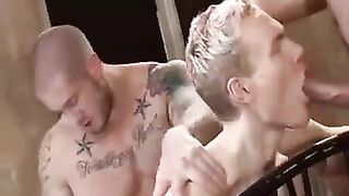 Three have been always more fun than one in gay sex