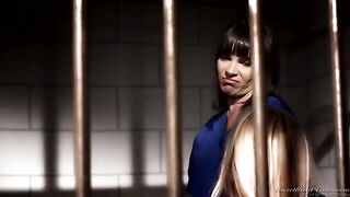 Two girls are fucking in their cell, a steamy scene