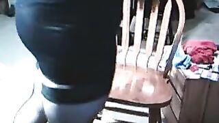 The guy got excited by the clothes of a beautiful woman