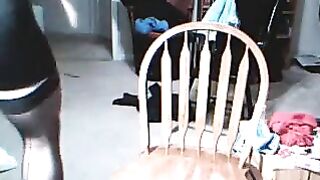 The guy got excited by the clothes of a beautiful woman