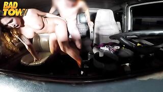 Up the ass of the driver and passenger hidden camera