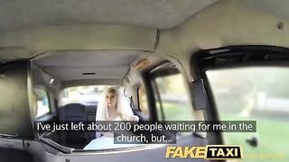 The bride got fucked by a taxi driver before she was married