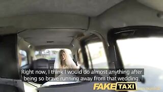 The bride got fucked by a taxi driver before she was married
