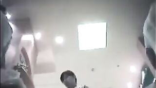 A hidden camera was set up at the checkout in the store