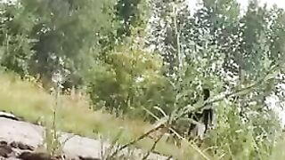 A sexy woman in latex dominates her guy with intense, rough sex