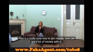 Friends helped arrange a meeting for a casting with a hot blondie