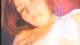 The girl was fucked by a powerful vibrator in all holes