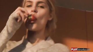 A girl got undressed and sat on a dick, it was exciting