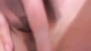Russian camwhore with small boobs gets fucked by her toy