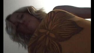 First creamy for the young blondie Ellie Louise